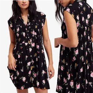 Free People Greatest Day Smocked Floral Midi Dress